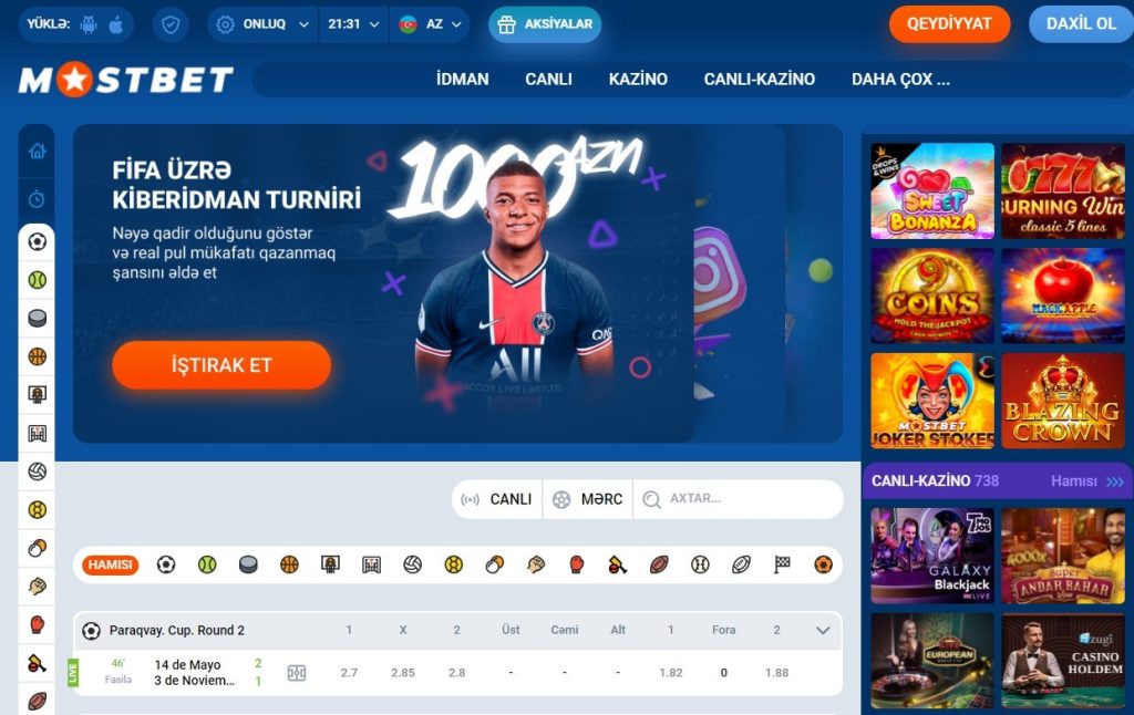 mostbet casino website